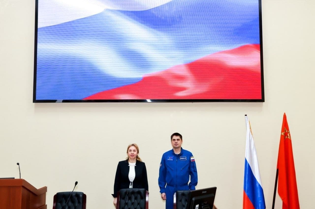 Космос ближе, чем кажется: студенты Университета Вернадского встретились с космонавтом-испытателем Андреем Федяевым